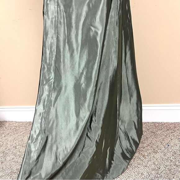 Scott McClintock green formal two piece dress Sz 2 - Picture 4 of 12